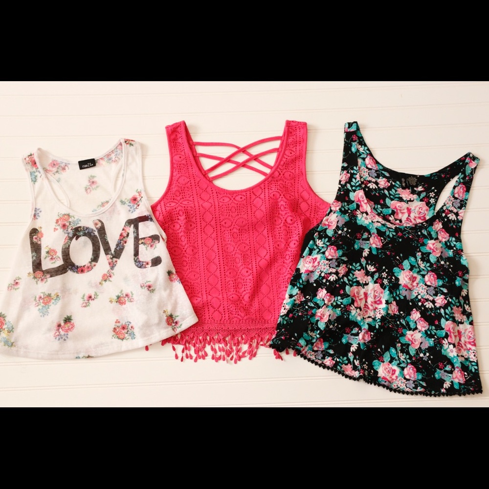 self•esteem | rue21 | ultra flirt tanks *bundle